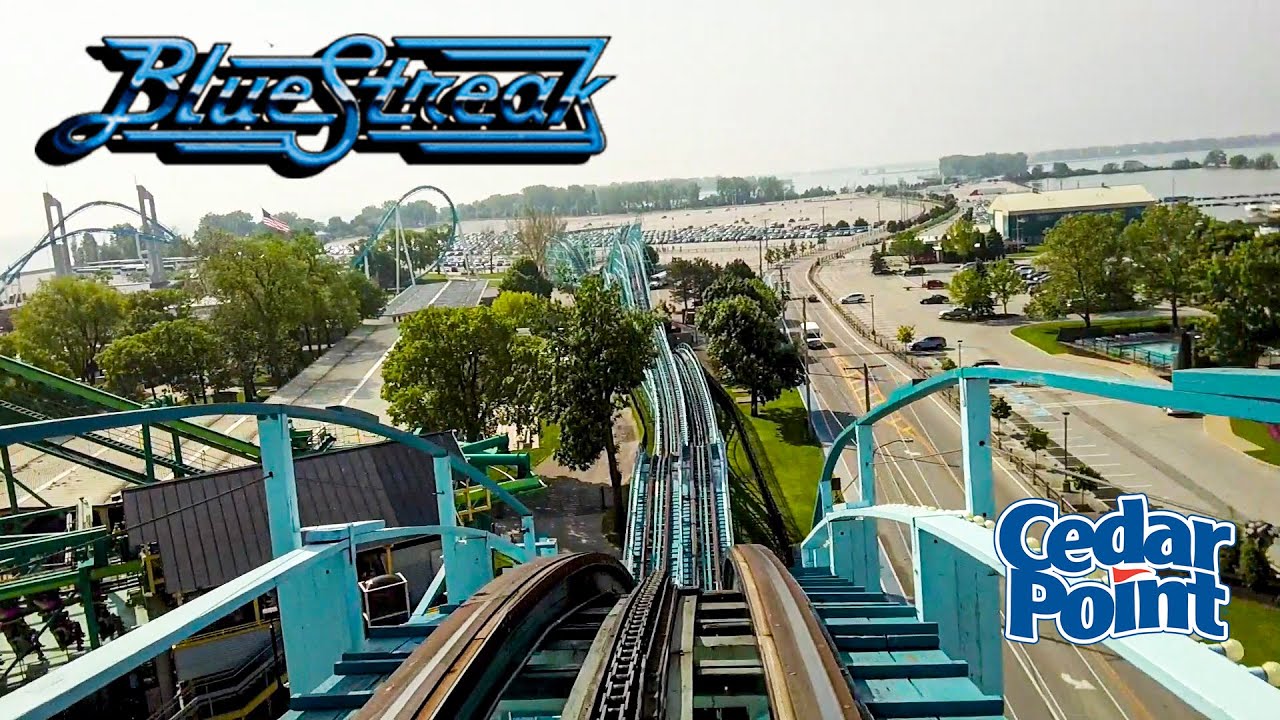 2019 Blue Streak Wooden Roller Coaster Front Seat On Ride HD POV Cedar Point