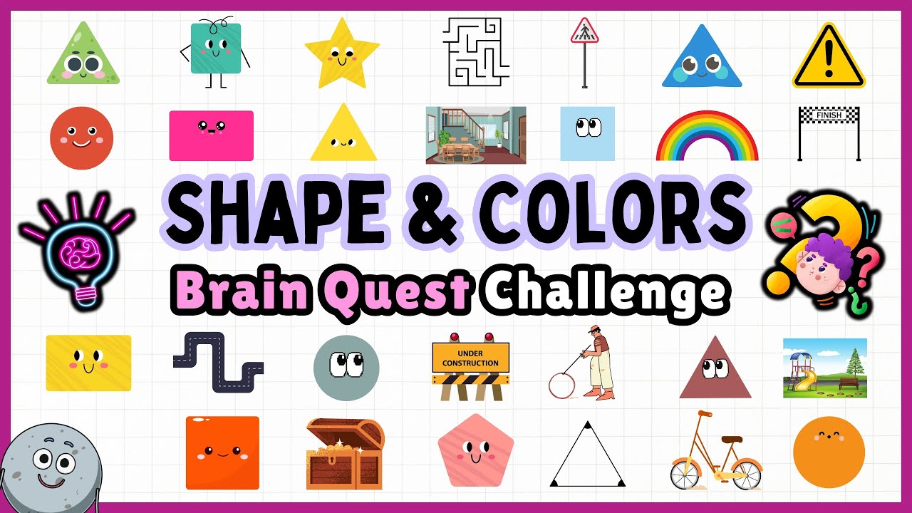 Brain Quest Challenge - Shape and Colors for Kids