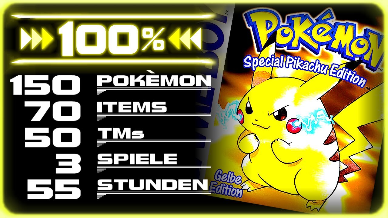 Ich habe den PERFEKTEN Pok&eacute;mon Gelb Spielstand