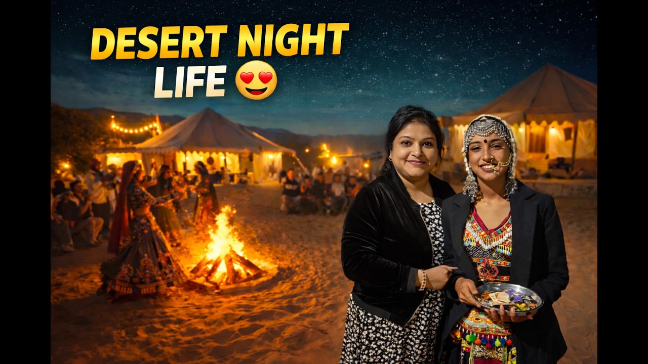 I Didn’t Expect This in the Desert 😳 | Rajasthan Nightlife Vlog