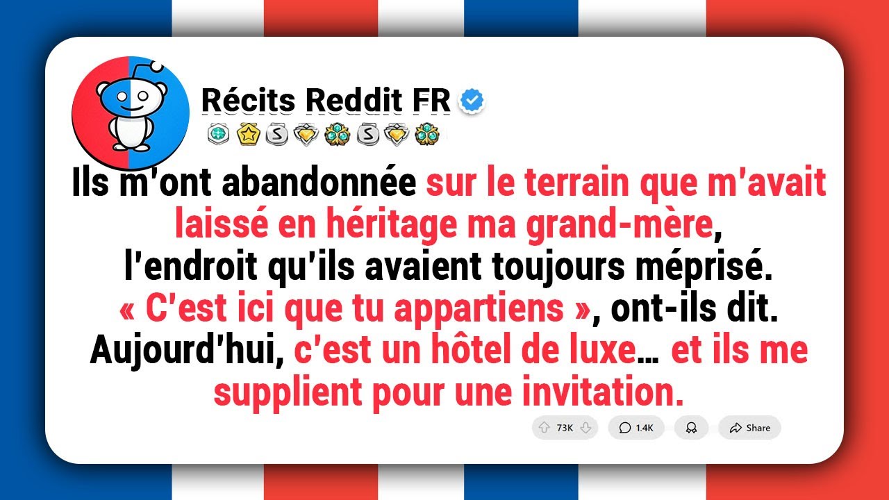 «Joyeux anniversaire dans la décharge, perdante», a crié ma sœur. Elle ne savait pas que cette «déch