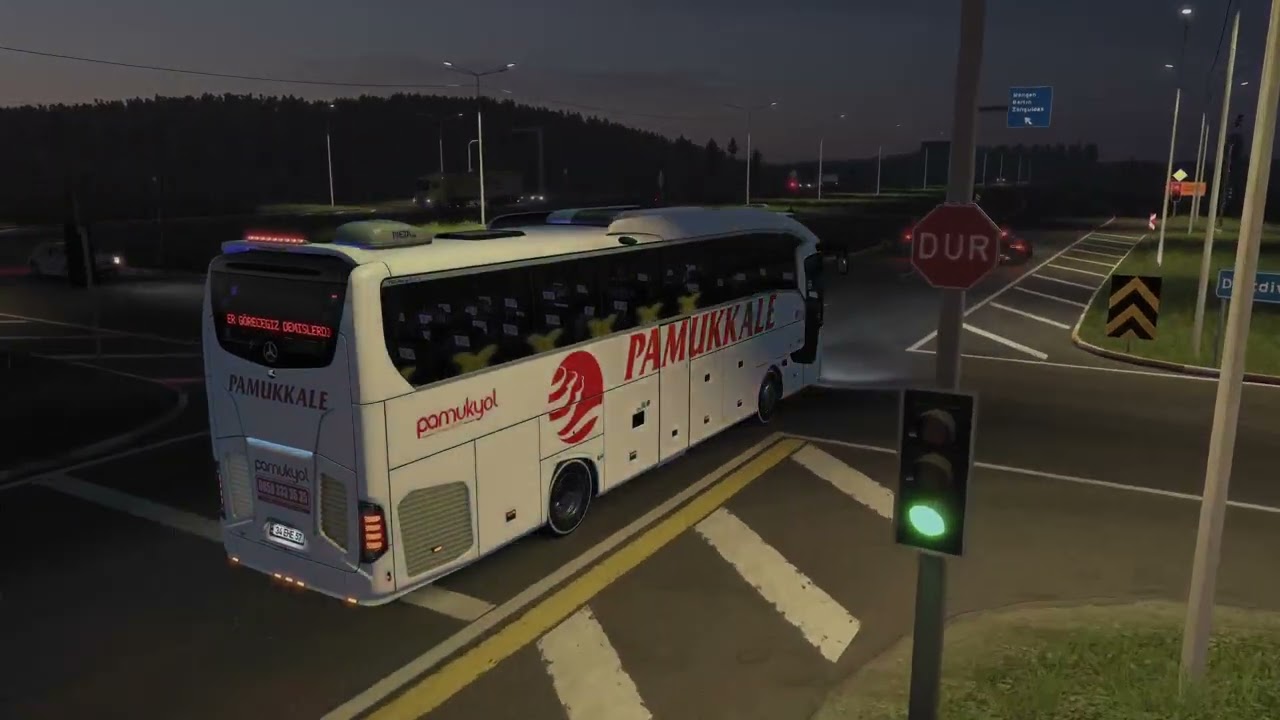 Mercedes Travego 2024 ile Yağmur Altında Uzun Yol Efsane Yolculuk | Düzce–Samsun (G29)