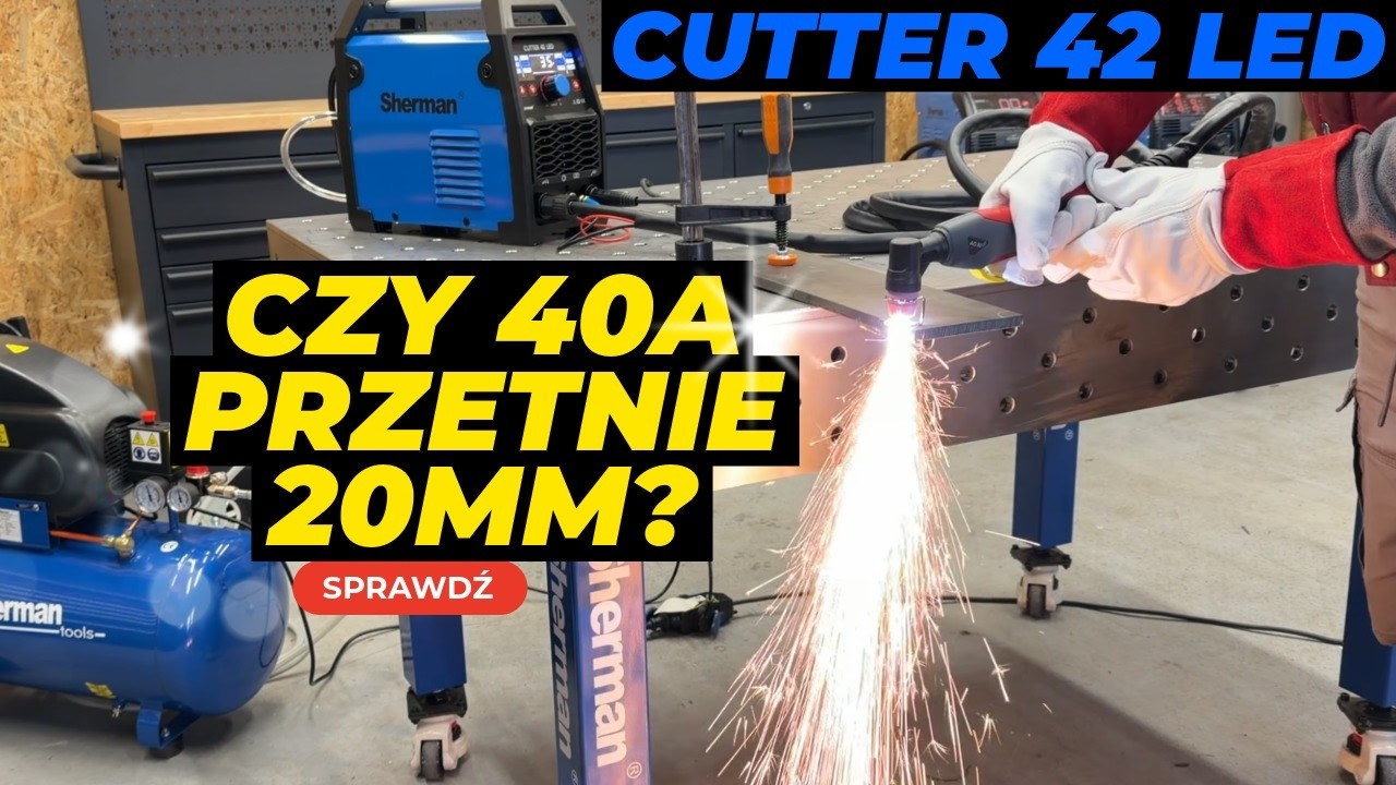 Przecinarka Sherman 42 LED i 42 LED Compresor - czy to faktycznie da radę przeciąć 20mm ??