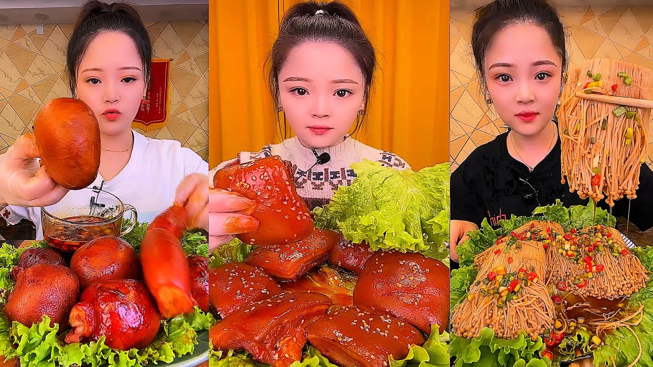 Real Mukbang :) spicy Pork Bellly Soothing Sounds While Enjoying Delicious 먹방 모음이 팅쇼 리얼 사운드 #1430