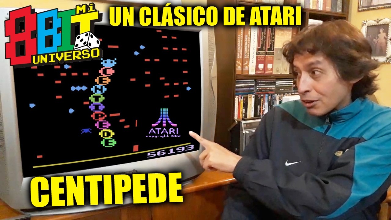 Centipede en Atari 2600, un clásico muy divertido!