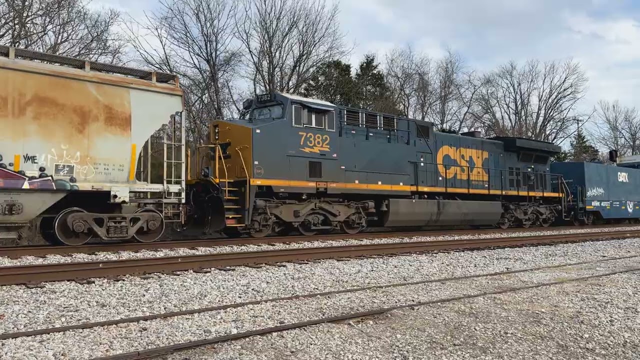 CSX General Manifest ￼Train In Brentwood TN