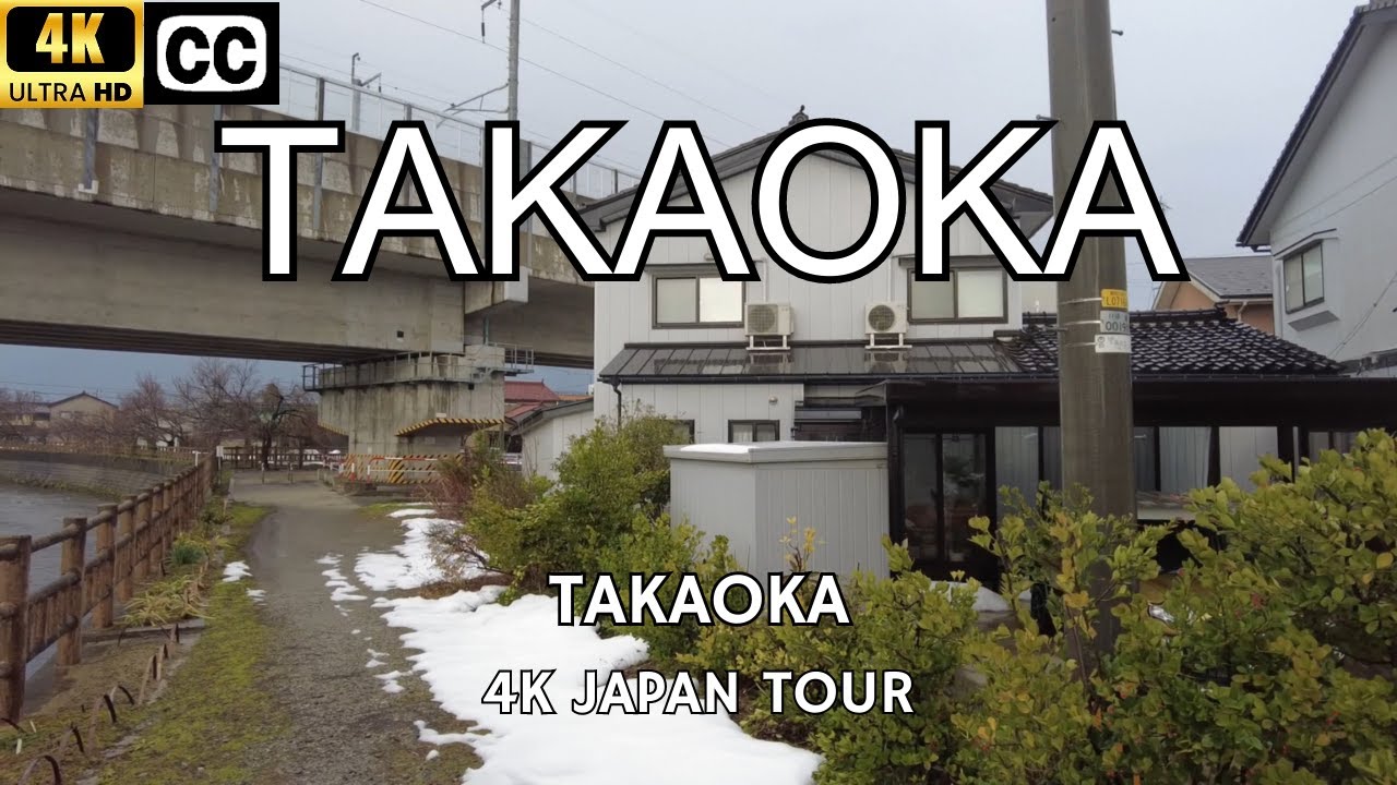 [4K] Japan Walk Tour | Takaoka | Japan