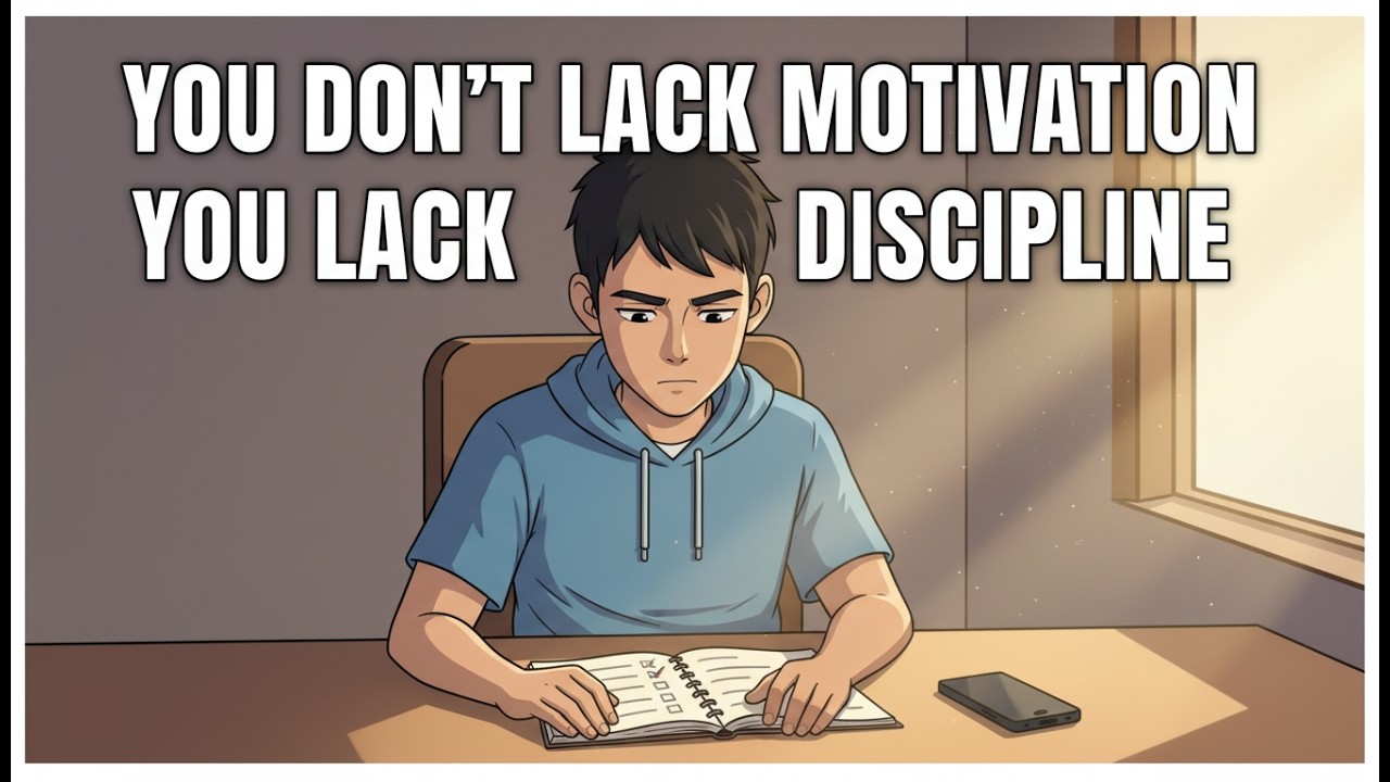 You Don’t Lack Motivation. You Lack Discipline.”