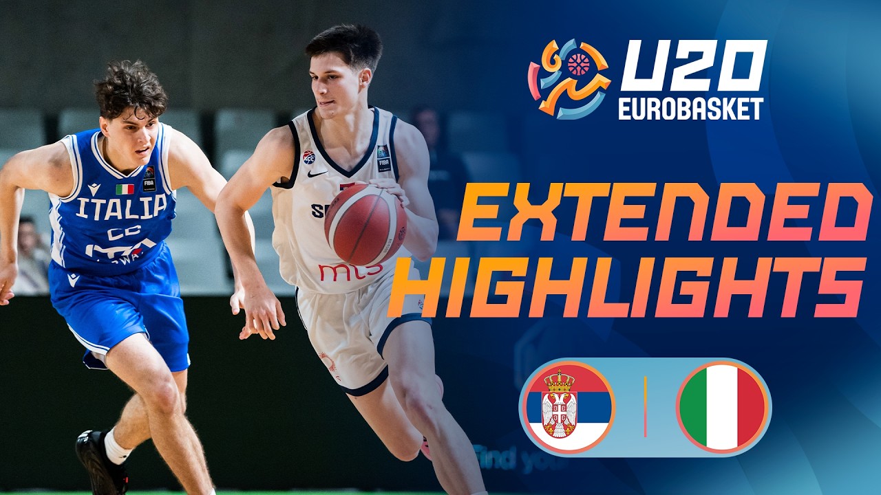 Round of 16: Serbia 🇷🇸 vs Italy 🇮🇹 | Extended Highlights | FIBA U20 EuroBasket 2026