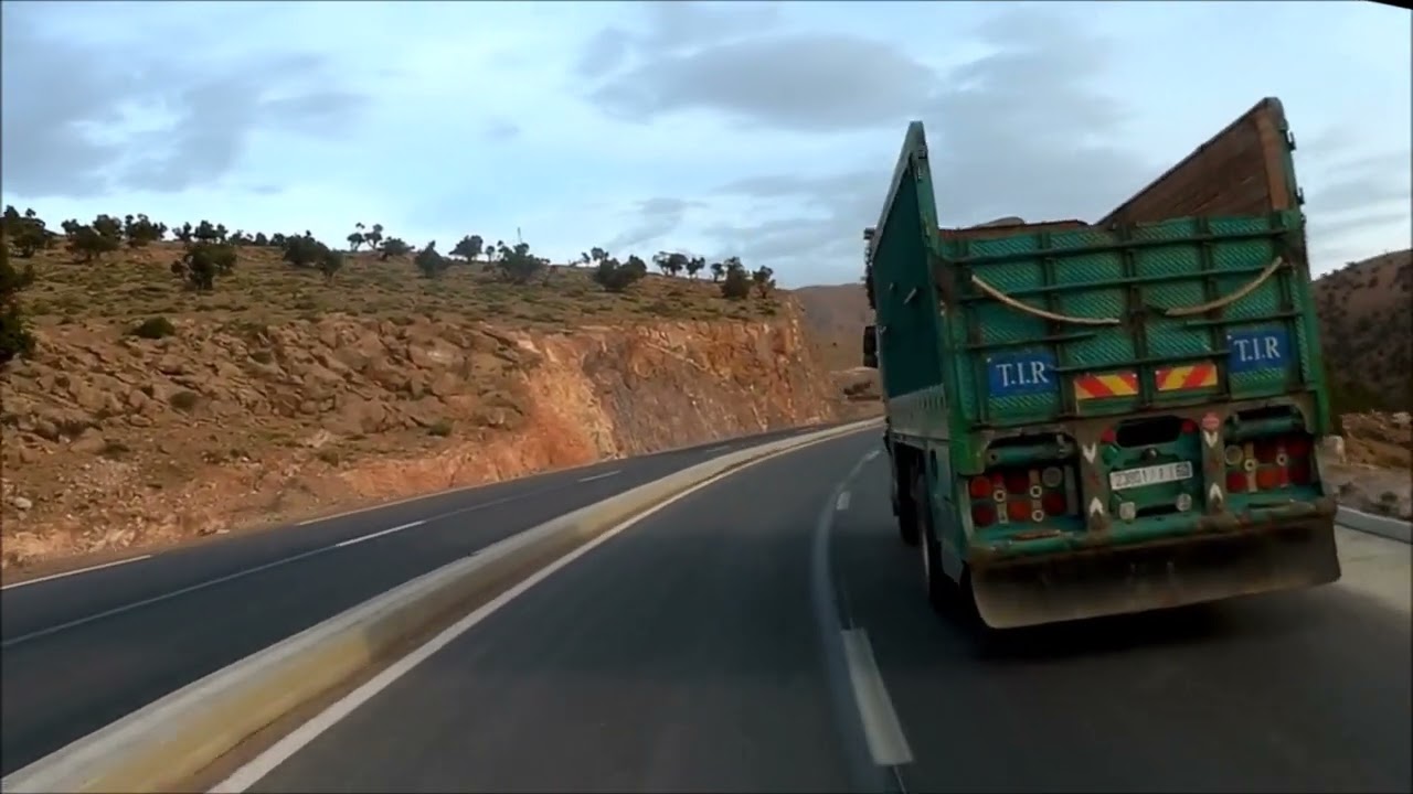 شاهد الطريق السريع تيزي نتلغمت في حلة جديدةmaroc