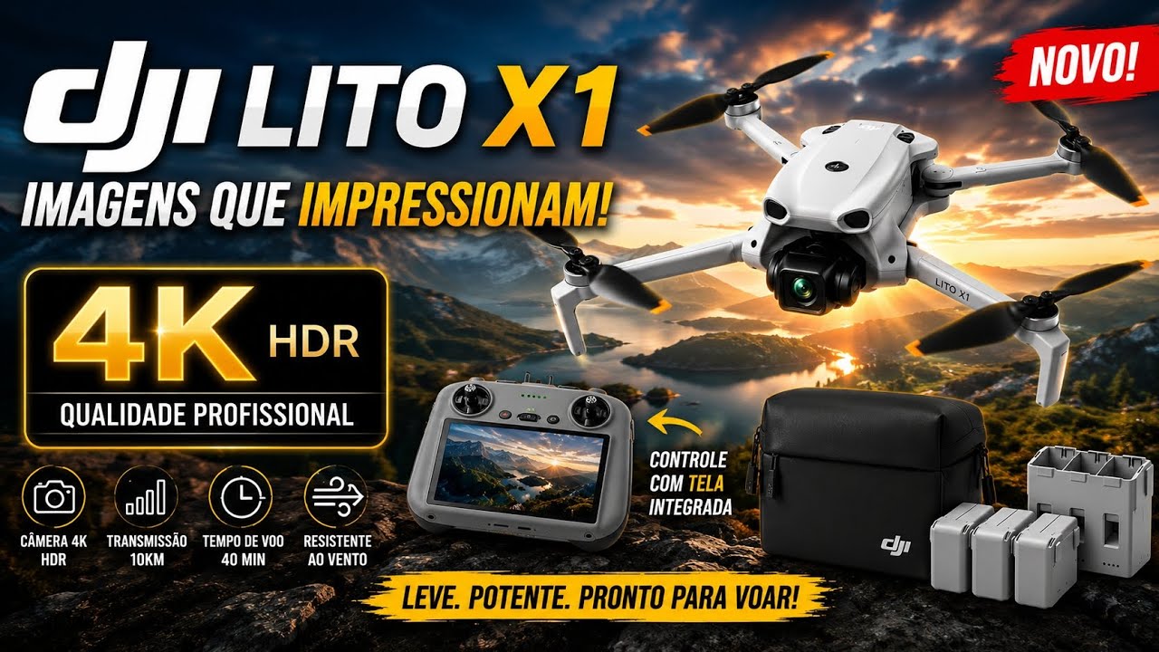 DJI LITO X1: O MELHOR DRONE CUSTO-BENEF&Iacute;CIO DO ANO?