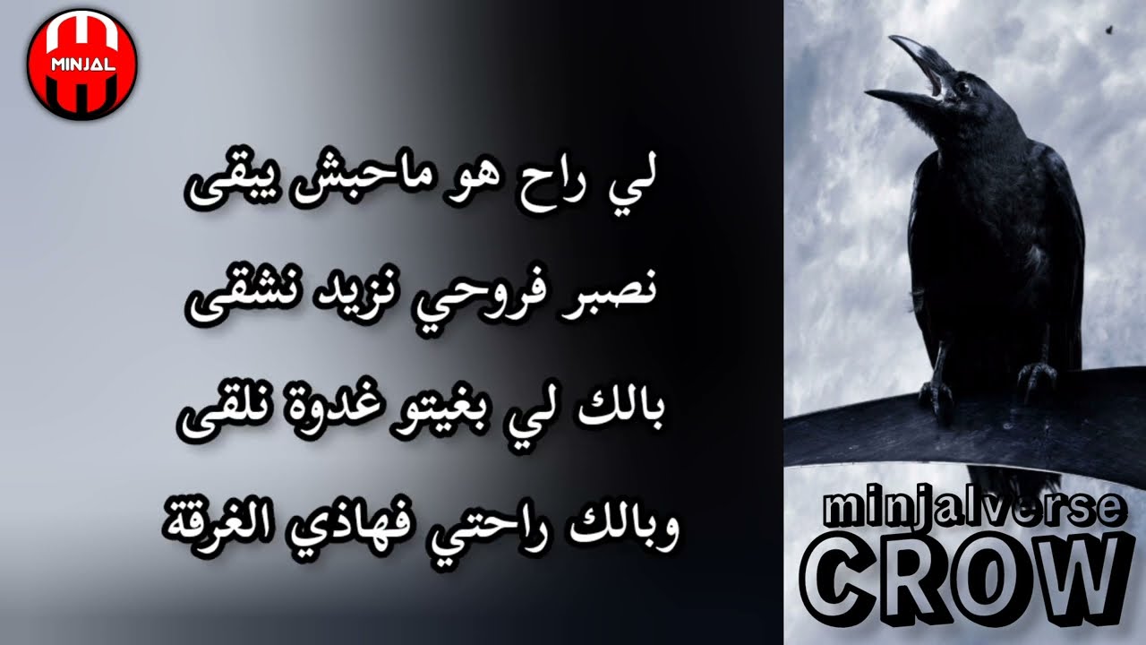 كلمات راب dz جاهزة للغناء (crow)🔞