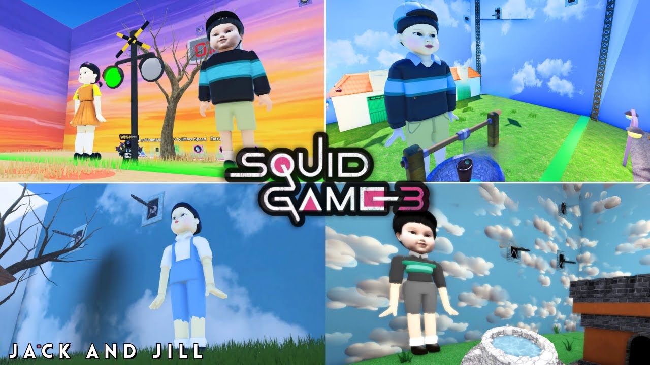 SQUID GAME 3 — Эволюция Джека и Джилл в ROBLOX