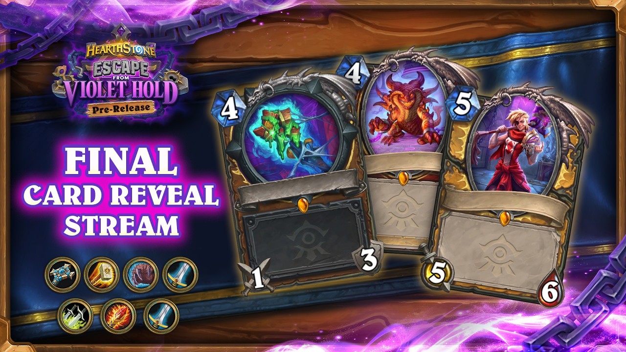 Final Card Reveals + Gameplay ft. Edward & RegisKillbin | Escape from Violet Hold | Hearthstone