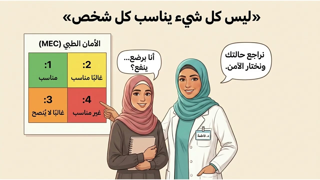 اسمعي قصة سلمى ود فاطمة في عيادة تنظيم الأسرة وشوفي د فاطمة قالت لها ايه لما سئلتها عن مخاوفها