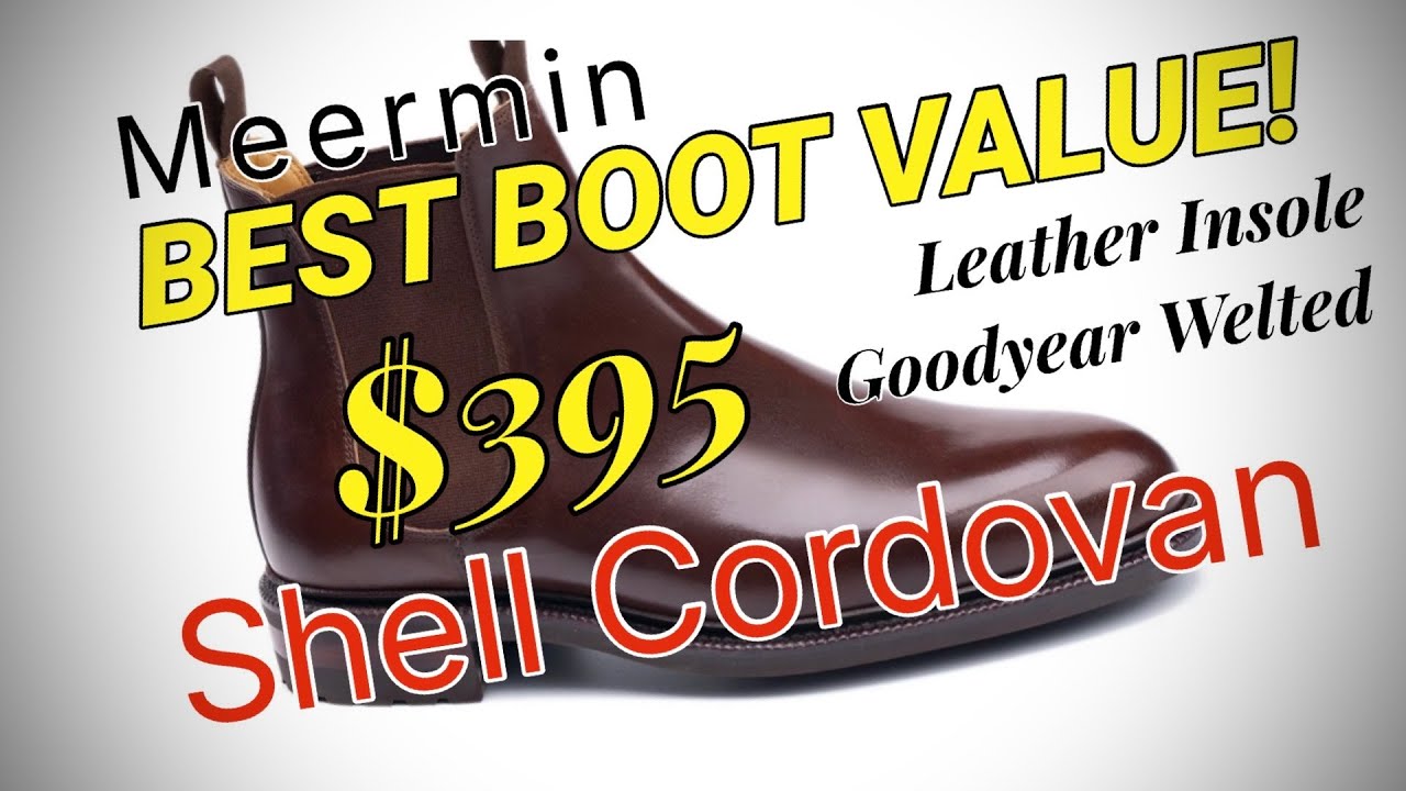What Makes these $395 Meermin Shell Cordovan Boots So Special?