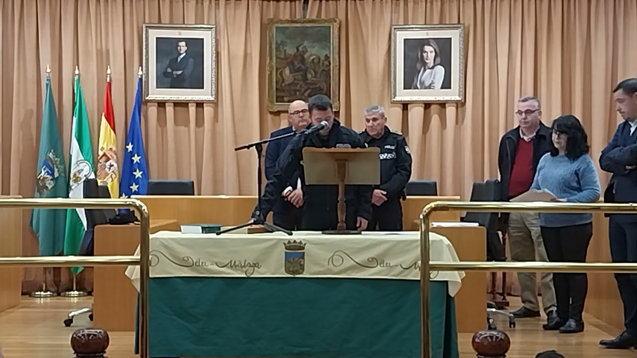 Toma de posesión Policías Locales en prácticas en Vélez-Málaga