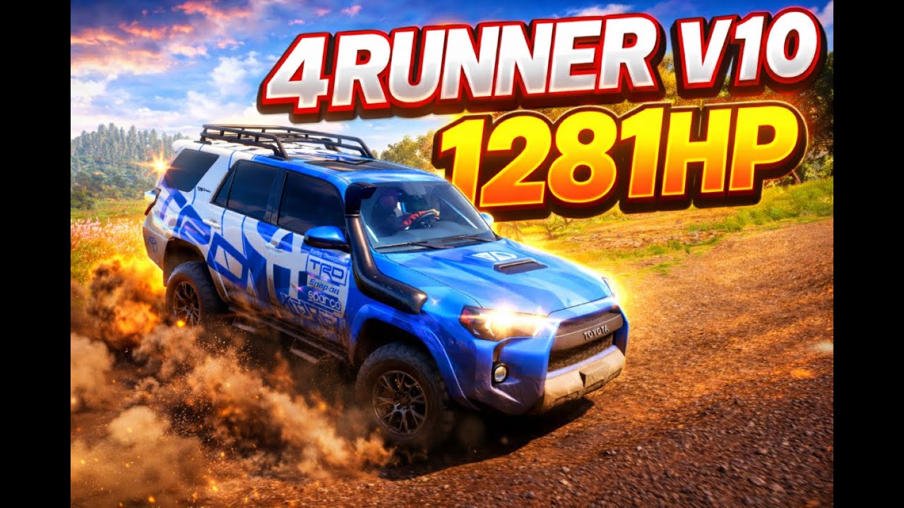 RUTA OFF ROAD 🏁 4RUNNER V10 1281HP