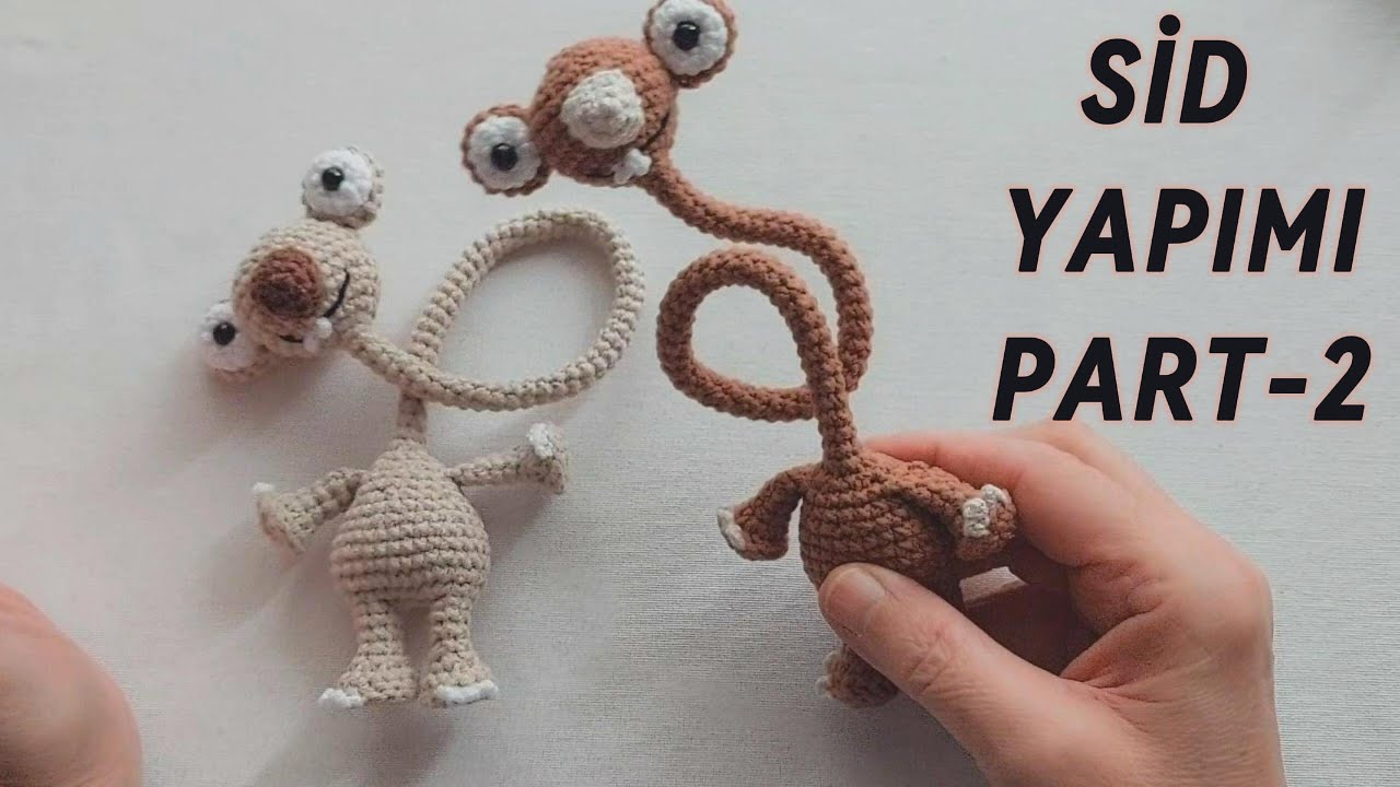 SİD Araba süsü, Aksesuar Yapımı PART 2(English subtitle) (crochet amigurumi tutorial)