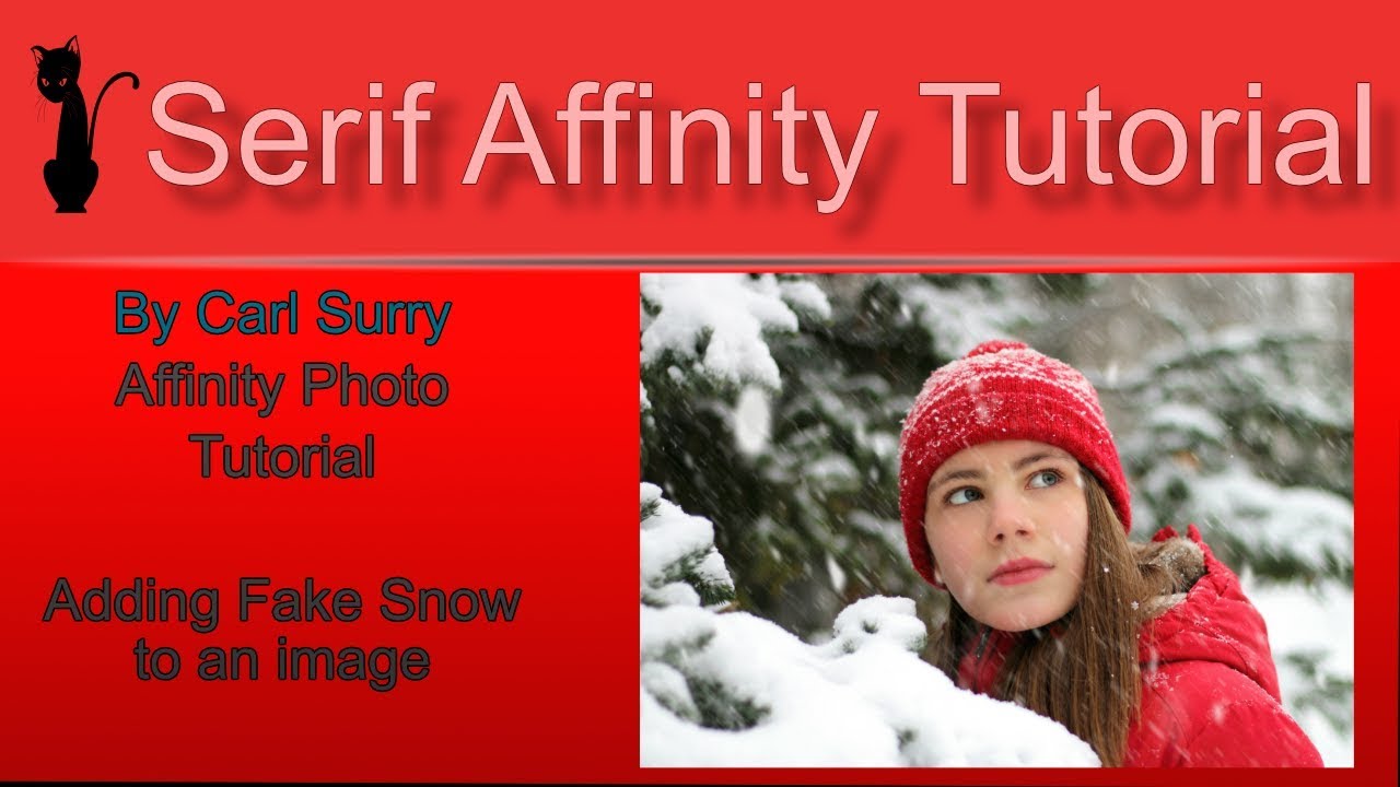 Affinity Photo - Adding Fake Snow