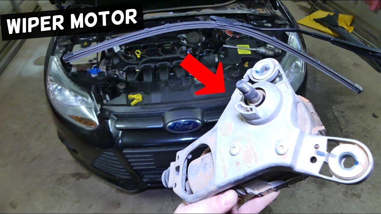 HOW TO REMOVE AND REPLACE WINDSHIELD WIPER MOTOR ON FORD FOCUS MK3
