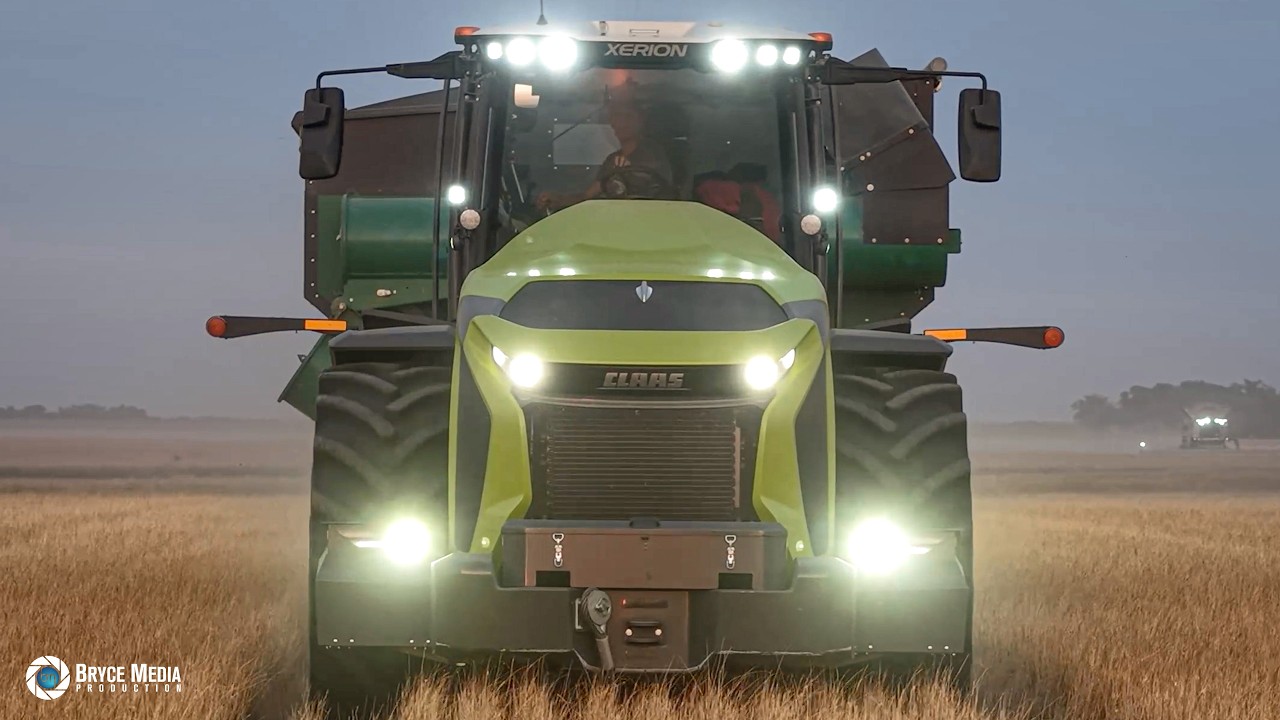 Großeinsatz Ernte JVM - 5 Claas Lexion & 2x Xerion 12.590 im Canary - HARVEST XXL Kanada -Ernte 2025