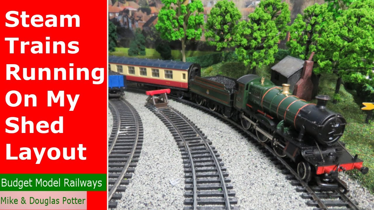 Steam Trains Running On My OO Gauge Shed Layout - Collet Goods, Mogul, Hornby 0-4-0 - Part 6