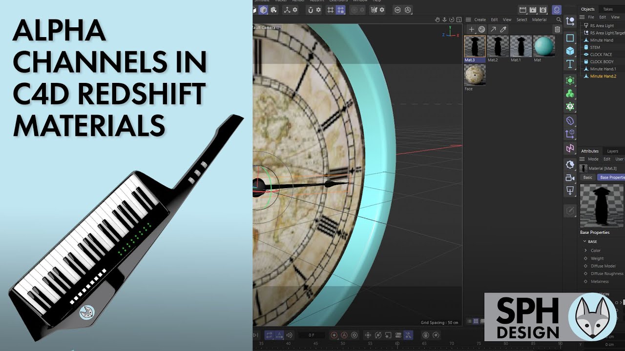 Alpha Channels in Cinema 4D Redshift Materials