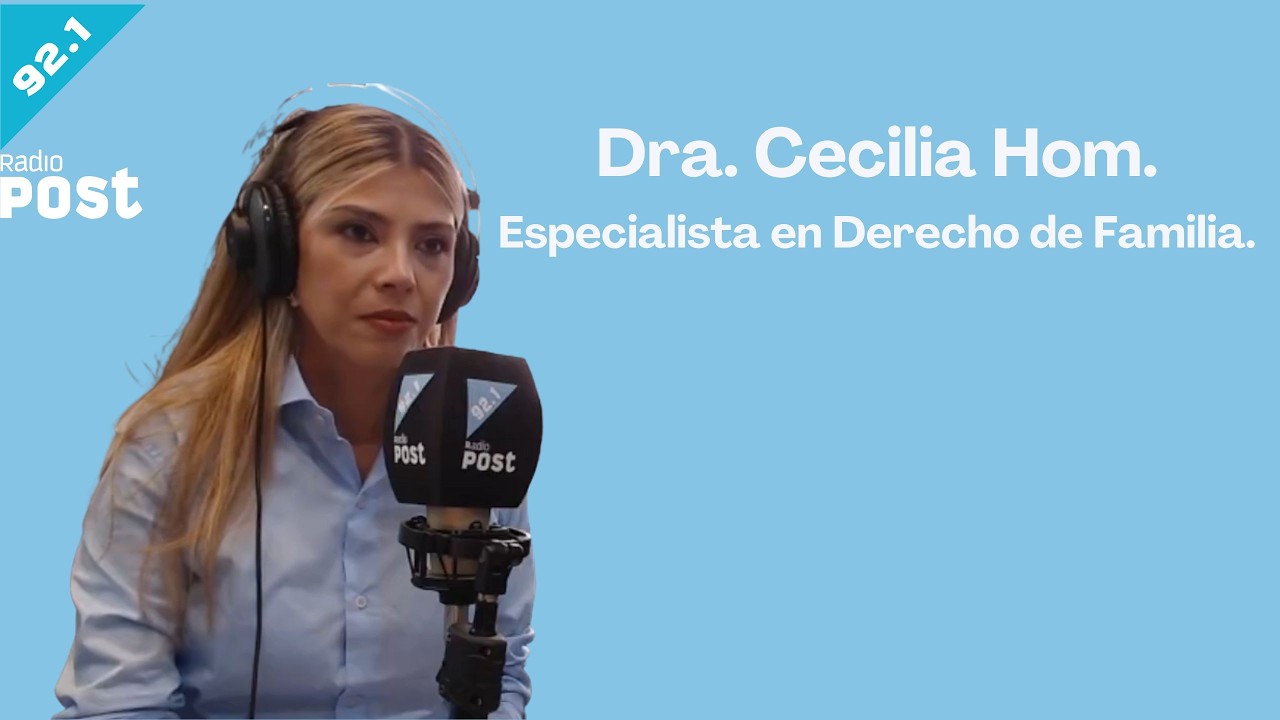 Dra. Cecilia Hom - abogada en Radio Post 92.1