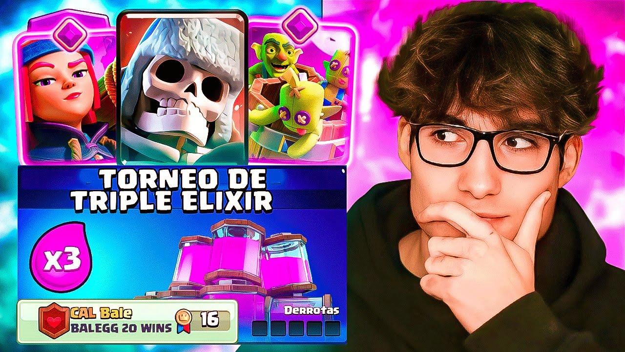 💣LA MEJOR OPCIÓN PARA EL TORNEO MUNDIAL DE TRIPLE ELIXIR🧐MAZO PERFECTO EN CLASH ROYALE