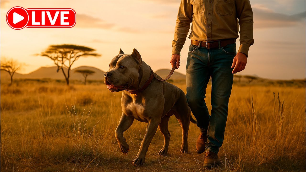 🔴LIVE: Walking a 100 lbs American Bully XL | Huge Dog Adventure