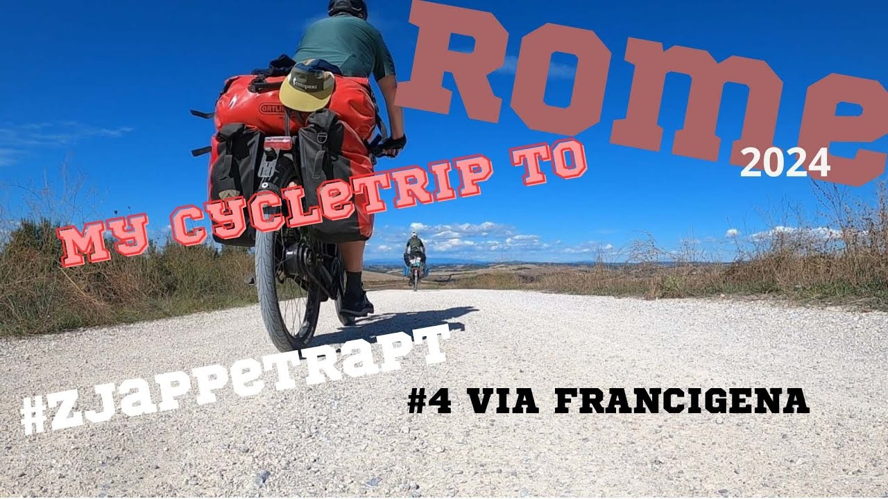 Zjappetrapt met fiets naar Rome#4// VIA FRANCIGENA en Reitsmaroute// mit dem Rad nach Rom. Siëna-Rom