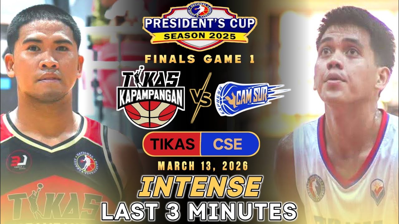 NBL Pilipinas finals Game 1 | Tikas Kapampangan vs Cam Sur Express Intense last 3 minutes