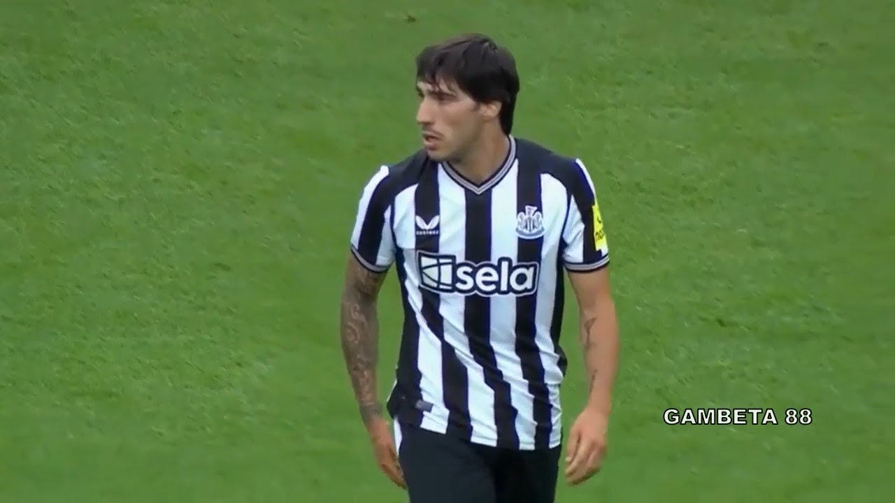 Sandro Tonali vs Rangers FC - Debut for Newcastle - 18/07/2023