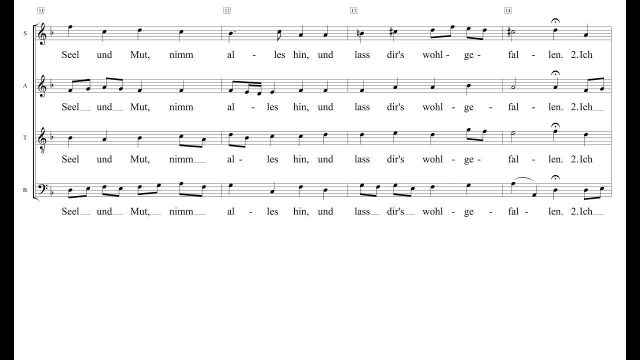 Ich steh an deiner Krippen hier J.S.  Bach Einstudierung Tenor