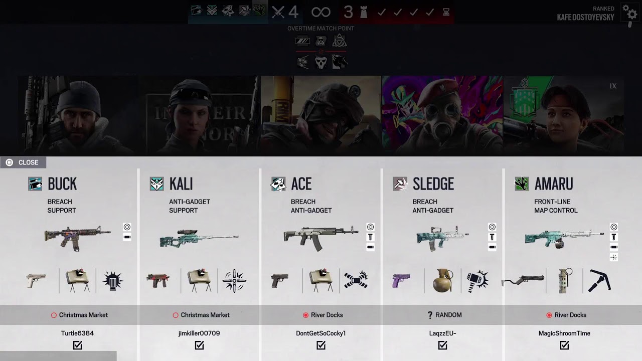 R6s w gango