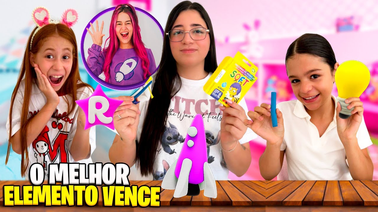 O MELHOR ELEMENTO DOS ROSA VENCE* ESCULTURA DE MASSINHA (ketlynmusketo)