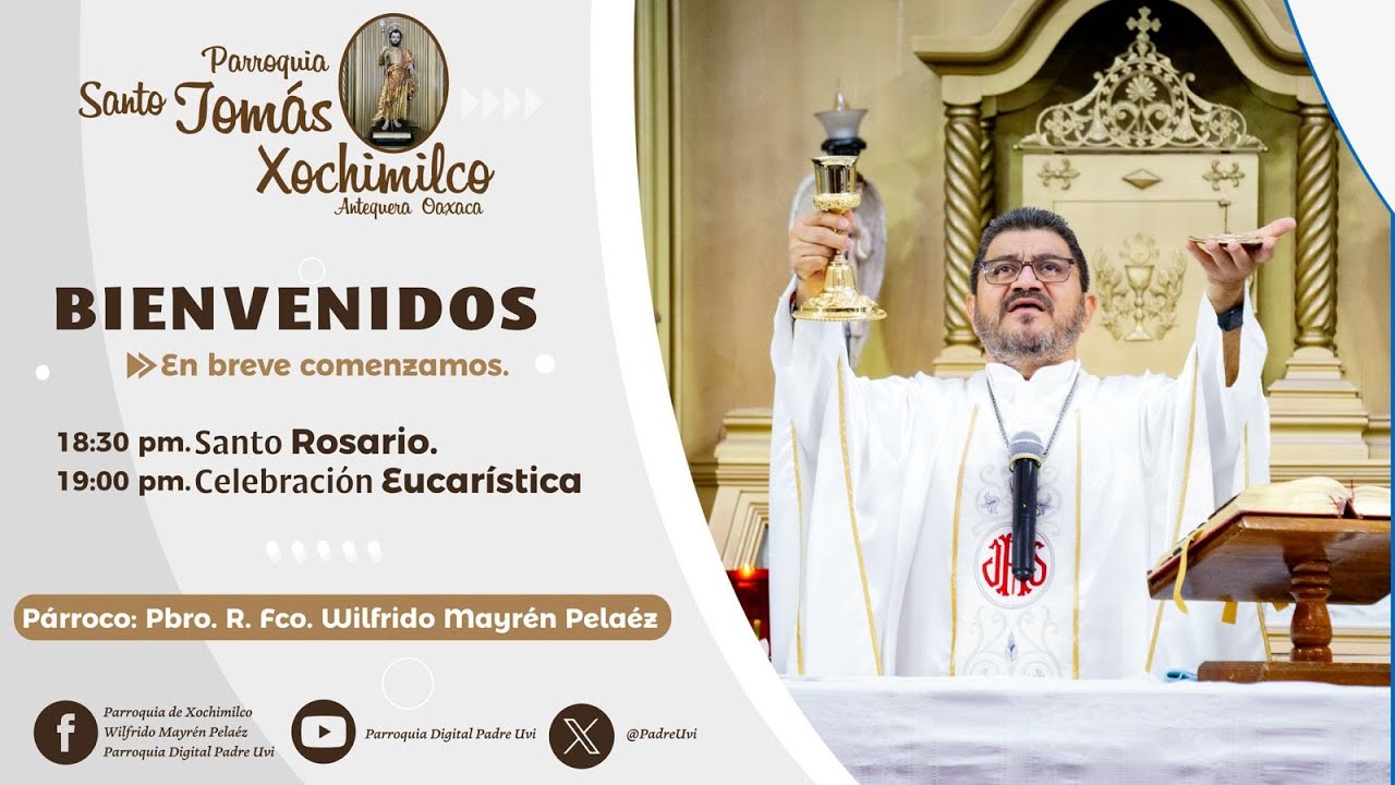 🤍🙏SANTO ROSARIO Y SANTA MISA, MIÉRCOLES 28 DE ENERO DE 2026🙏🤍