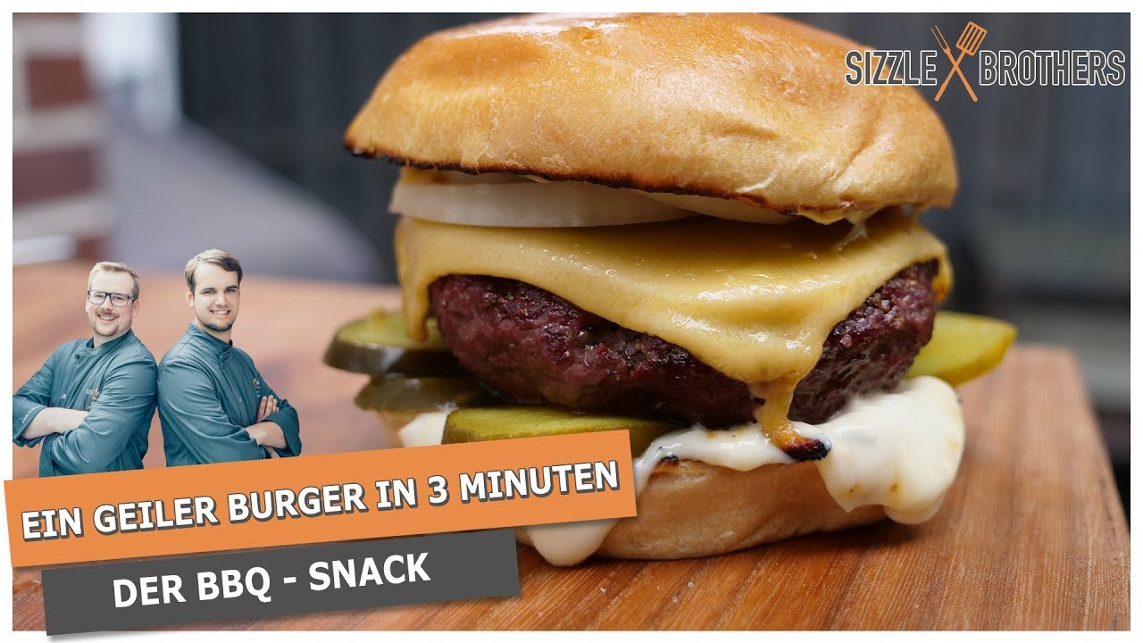 Ein geiler Burger ! BBQ Snack | Burger grillen
