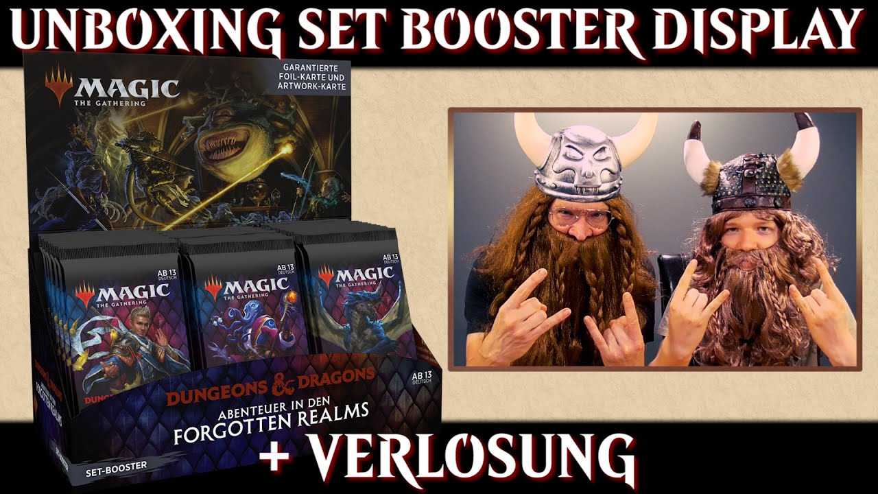 MTG Unboxing Set Booster Display Abenteuer in den Forgotten Realms | Magic the Gathering deutsch
