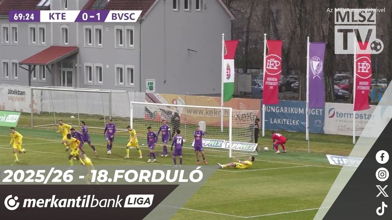 Kecskeméti TE - BVSC-Zugló | 0-2 (0-1) | Merkantil Bank Liga NB II. |18. forduló