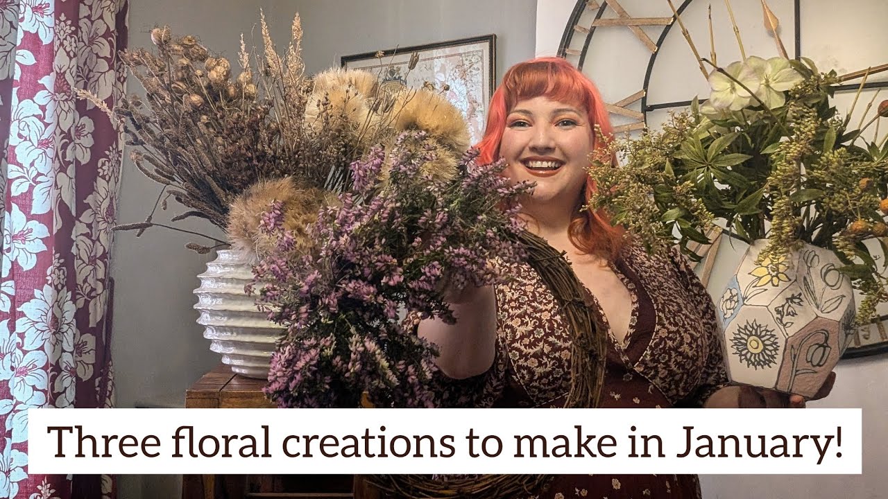 Three seasonal floral creations to make in January!