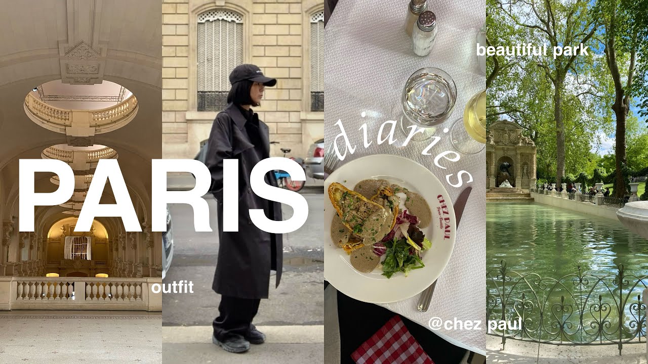 【vlog】素朴なビストロでクラシックなフランス料理、美しい庭園や公園を散歩、ジャーナリングの習慣、格安スーパーLidlで買い物