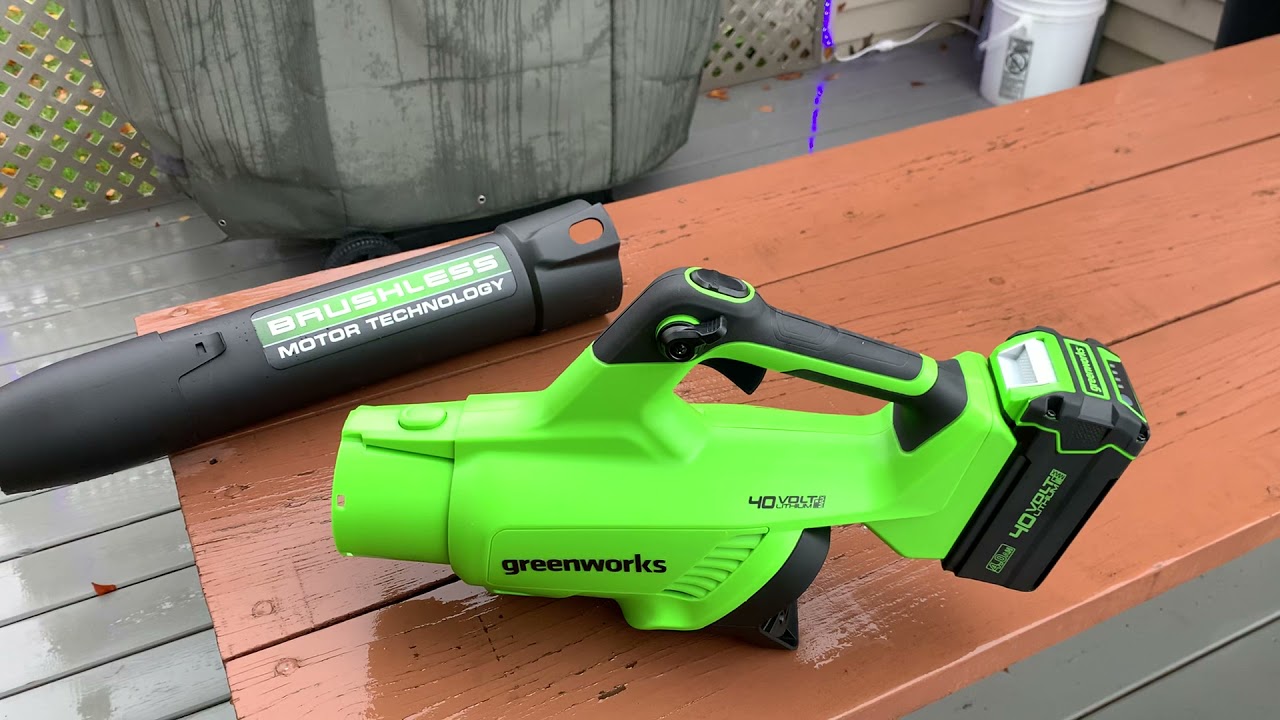 Greenworks 40V Max 550 CFM 130 MPH Leaf Blower Review