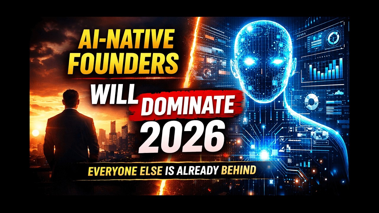 AI-Native Founders Will Dominate 2026 (Everyone Else Is Already Behind)
