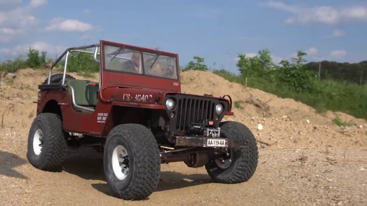1/6 Scale Willys Jeeps│U.S 1/4 Ton 4x4 Truck Off Road Adventure│# 16