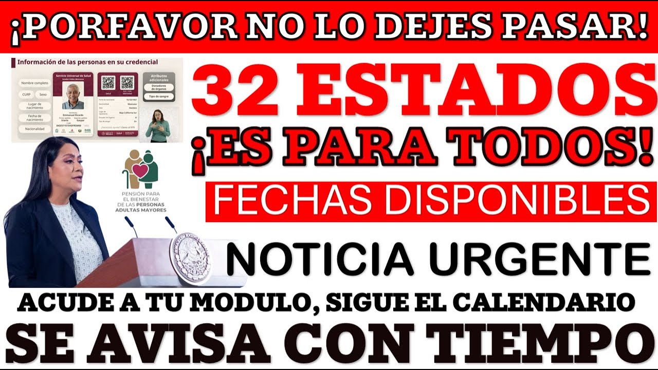 💥📢 ÚLTIMA HORA: NUEVA TARJETA DE SALUD UNIVERSAL DESDE MARZO 🩺👵 ADULTOS MAYORES CON PRIORIDAD