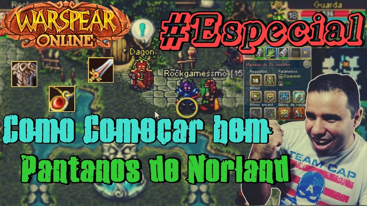 Warspear Online 3T.Es - Como Começar bem nos Pântanos de Norland Br