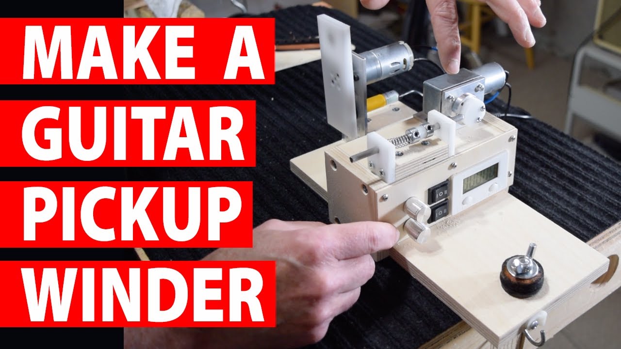 My Homemade Guitar Pickup Winder