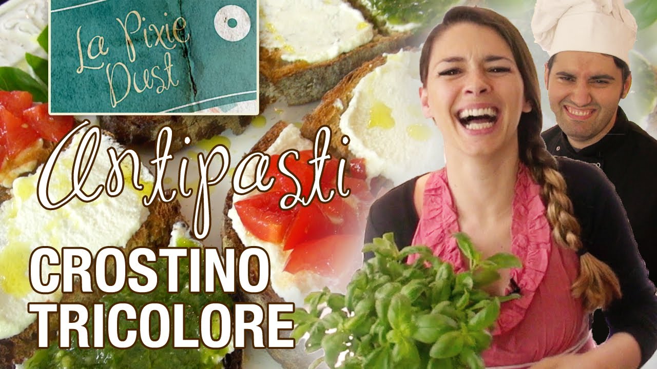 Fresh Italian Antipasti Recipe | Crostino Tricolore | Appetizer Series